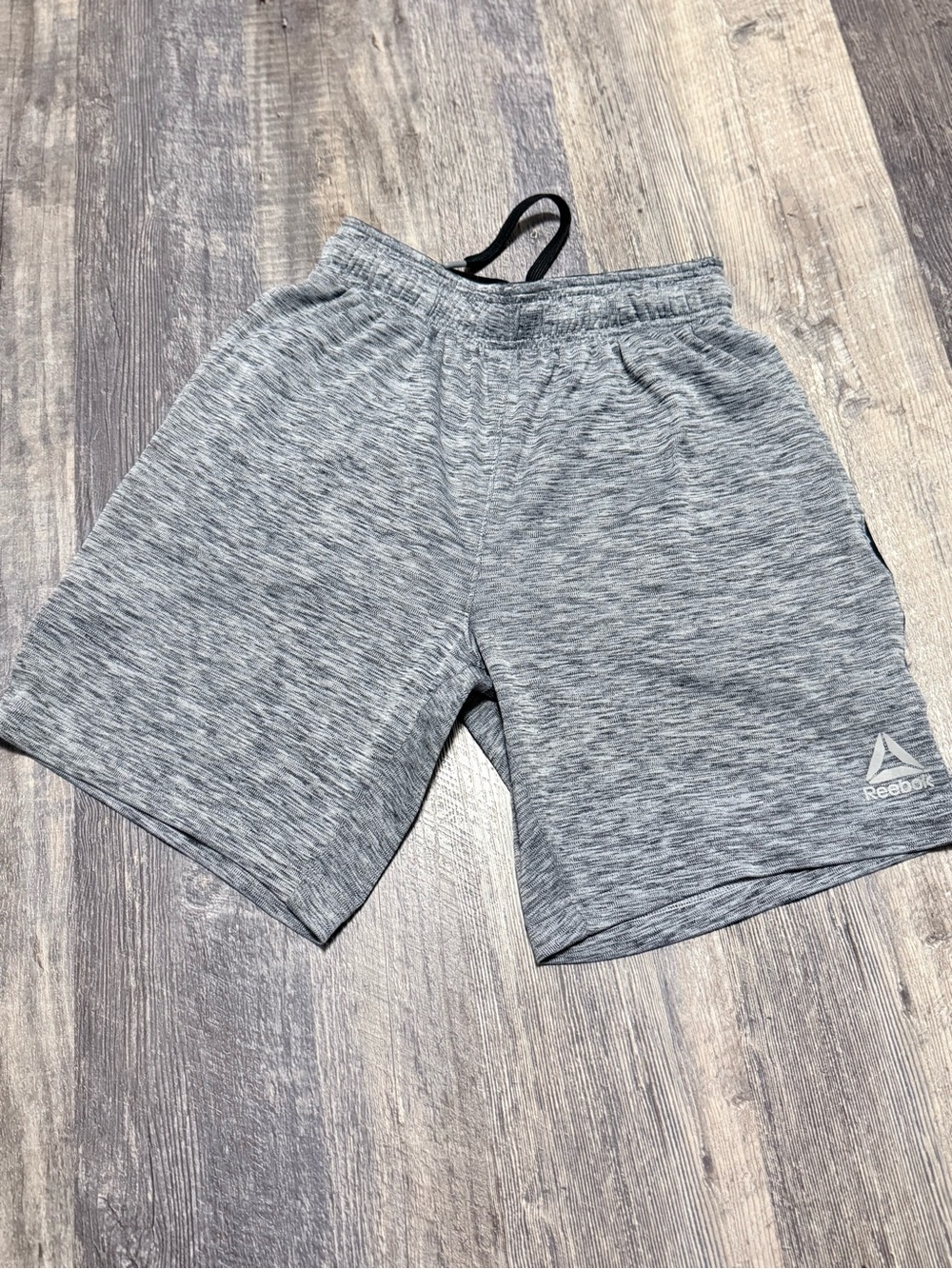 Reebok Men’s Gray Marled Athletic Shorts